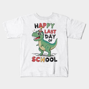 Dino "Happy last day of school" Kids T-Shirt